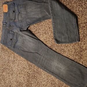 Gray Levi 514 Jeans #3